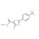 4-Methyl-2-[4-(trifluoromethyl)phenyl]-1,3-thiazole-5-carbohydrazide - chemical structure image
