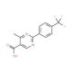 4-Methyl-2-[4-(trifluoromethyl)phenyl]pyrimidine-5-carboxylic acid - chemical structure image