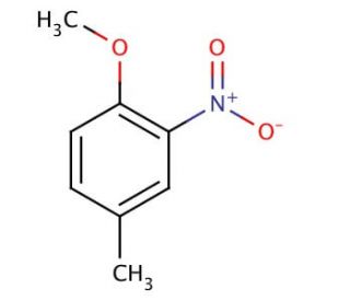 4-Methyl-2-nitroanisole (CAS 119-10-8) - chemical structure image