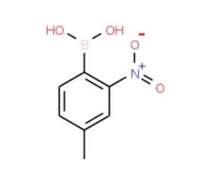 4-Methyl-2-nitrobenzeneboronic acid (CAS 143697-03-4) - chemical structure image