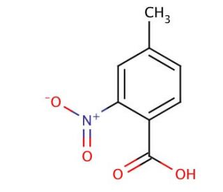 4-Methyl-2-nitrobenzoic acid (CAS 27329-27-7) - chemical structure image