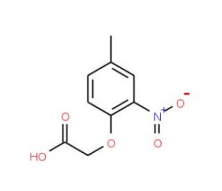 (4-Methyl-2-nitrophenoxy)acetic acid - chemical structure image