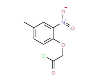 (4-methyl-2-nitrophenoxy)acetyl chloride - chemical structure image