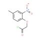 (4-methyl-2-nitrophenoxy)acetyl chloride - chemical structure image