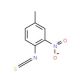 4-methyl-2-nitrophenyl isothiocyanate (CAS 17614-74-3) - chemical structure image