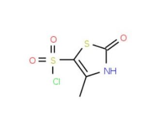4-methyl-2-oxo-2,3-dihydro-1,3-thiazole-5-sulfonyl chloride - chemical structure image
