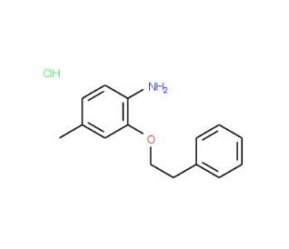 4-Methyl-2-(phenethyloxy)aniline hydrochloride - chemical structure image