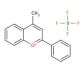 4-Methyl-2-phenyl-1-benzopyrylium tetrafluoroborate (CAS 155614-08-7) - chemical structure image