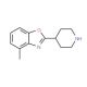 4-Methyl-2-piperidin-4-yl-1,3-benzoxazole - chemical structure image