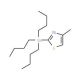 4-Methyl-2-(tributylstannyl)-1,3-thiazole (CAS 251635-59-3) - chemical structure image