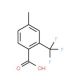 4-Methyl-2-(trifluoromethyl)benzoic acid (CAS 120985-64-0) - chemical structure image