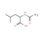 4-Methyl-2-ureido-pentanoic acid (CAS 42534-05-4) - chemical structure image