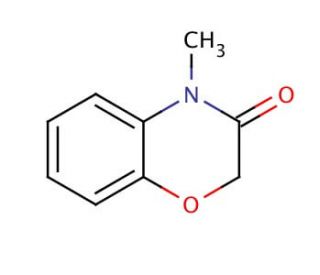 4-Methyl-2H-1,4-benzoxazin-3(4H)-one (CAS 21744-84-3) - chemical structure image