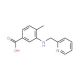 4-Methyl-3-[(pyridin-2-ylmethyl)-amino]-benzoic acid - chemical structure image