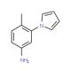 4-Methyl-3-(1H-pyrrol-1-yl)aniline - chemical structure image