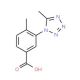 4-Methyl-3-(5-methyl-tetrazol-1-yl)-benzoic acid - chemical structure image