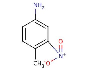 4-Methyl-3-nitroaniline (CAS 119-32-4) - chemical structure image