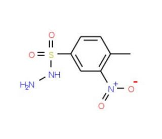 4-methyl-3-nitrobenzenesulfonohydrazide (CAS 53516-94-2) - chemical structure image
