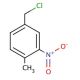 4-Methyl-3-nitrobenzyl chloride (CAS 84540-59-0) - chemical structure image