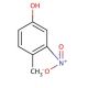 4-Methyl-3-nitrophenol (CAS 2042-14-0) - chemical structure image