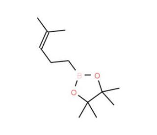 4-Methyl-3-pentenylboronic acid pinacol ester (CAS 1073354-67-2) - chemical structure image