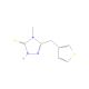 4-Methyl-3-[(thien-3-yl)methyl]-5-thio-4H-1,2,4-triazole (CAS 262610-50-4) - chemical structure image