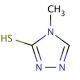 4-Methyl-4H-1,2,4-triazole-3-thiol (CAS 24854-43-1) - chemical structure image