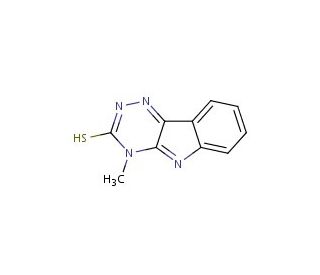 4-methyl-4H-[1,2,4]triazino[5,6-b]indole-3-thiol - chemical structure image