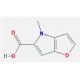 4-Methyl-4H-furo[3,2-b]pyrrole-5-carboxylic acid (CAS 117613-30-6) - chemical structure image