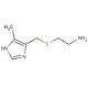 4-Methyl-5-[(2-aminoethyl)thiomethyl]imidazole Dihydrochloride (CAS 38603-72-4) - chemical structure image