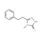 4-Methyl-5-(2-phenylethyl)-4H-1,2,4-triazole-3-thiol (CAS 663181-83-7) - chemical structure image