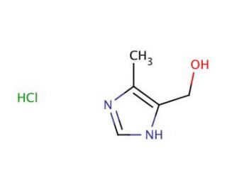 4-Methyl-5-imidazolemethanol hydrochloride (CAS 38585-62-5) - chemical structure image