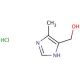 4-Methyl-5-imidazolemethanol hydrochloride (CAS 38585-62-5) - chemical structure image