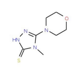 4-methyl-5-morpholin-4-yl-4H-1,2,4-triazole-3-thiol (CAS 926269-71-8) - chemical structure image
