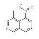 4-Methyl-5-nitroisoquinoline (CAS 194032-17-2) - chemical structure image