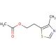 4-Methyl-5-thiazolylethyl acetate (CAS 656-53-1) - chemical structure image