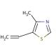 4-Methyl-5-vinylthiazole (CAS 1759-28-0) - chemical structure image