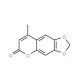 4-Methyl-6,7-methylenedioxycoumarin (CAS 15071-04-2) - chemical structure image