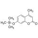 4-Methyl-7-trimethylsilyloxycumarin (CAS 67909-31-3) - chemical structure image