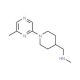 4-[Methyl(aminomethyl)]-1-(6-methylpyrazin-2-yl)piperidine (CAS 887922-91-0) - chemical structure image