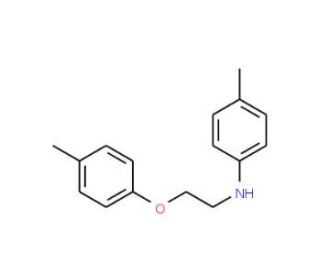 4-Methyl-N-[2-(4-methylphenoxy)ethyl]aniline - chemical structure image