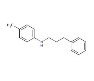 4-Methyl-N-(3-phenylpropyl)aniline - chemical structure image