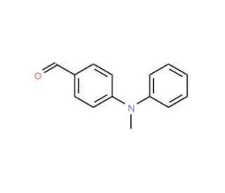 4-[methyl(phenyl)amino]benzaldehyde (CAS 55489-38-8) - chemical structure image