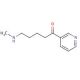 4-(Methylamino)-1-(3-pyridyl)-1-pentanone, Dihydrochloride (CAS 133381-81-4) - chemical structure image