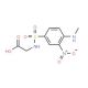 ({[4-(methylamino)-3-nitrophenyl]sulfonyl}amino)acetic acid - chemical structure image