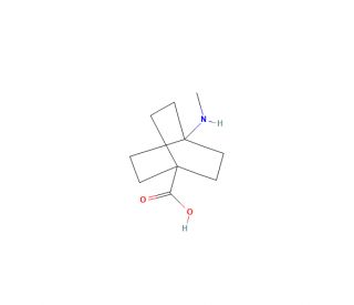 4-(Methylamino)bicyclo[2.2.2]octane-1-carboxylic acid (CAS 792136-91-5) - chemical structure image