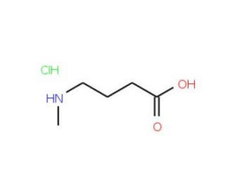4-(Methylamino)butyric acid hydrochloride (CAS 6976-17-6) - chemical structure image