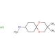 4-(Methylamino)cyclohexanone 2,2-dimethyltrimethylene ketal hydrochloride (CAS 158747-10-5) - chemical structure image