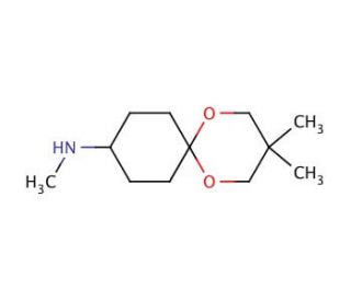 4-Methylamino-cyclohexanone(2&prime;,2&prime;-dimethyltrimethylene ketal) (CAS 158747-11-6) - chemical structure image