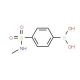 4-(Methylaminosulphonyl)benzene boronic acid (CAS 226396-31-2) - chemical structure image